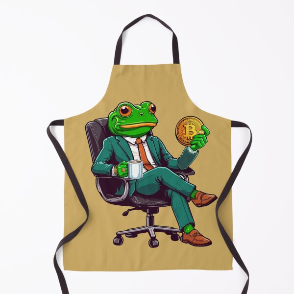 Item preview, Business Frosch thinks about his next investment designed and sold by CryptoFunMerch.