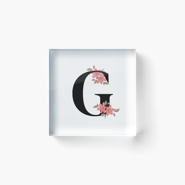 Item preview, Floral initial letter G designed and sold by Tenzeelaat.