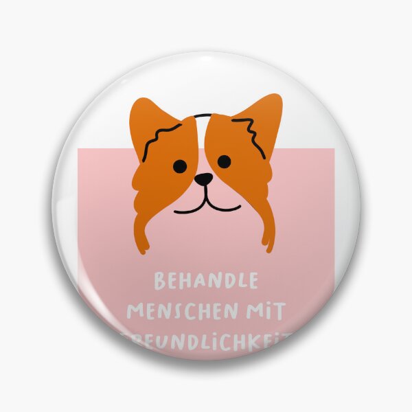 Item preview, BEHANDELN SIE MENSCHEN MIT FREUNDLICHKEIT | Illustration of Cute Dog Breed designed and sold by RM-Journey.