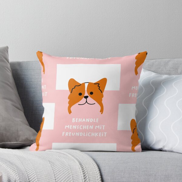 Item preview, BEHANDELN SIE MENSCHEN MIT FREUNDLICHKEIT | Illustration of Cute Dog Breed designed and sold by RM-Journey.