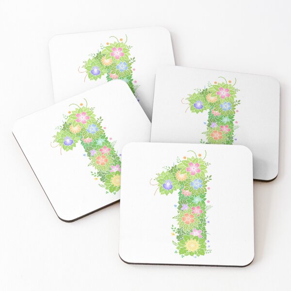 Item preview, Floral Letter "1" WeArePrettierThanFlowers designed and sold by birthflower.