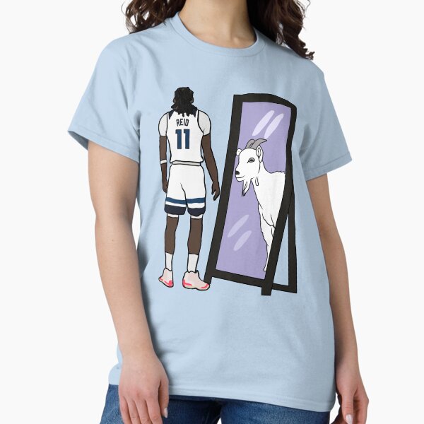 Vista previa del artículo con la obra «Espejo de Naz Reid CABRA», diseñado y vendido por RatTrapTees.
