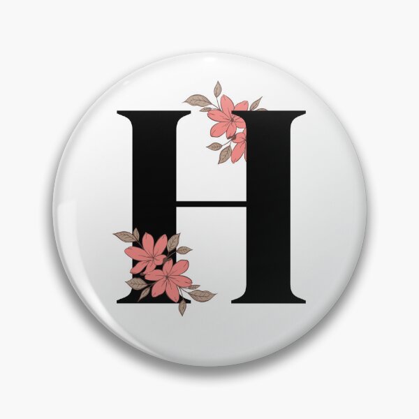 Item preview, Floral initial letter H designed and sold by Tenzeelaat.