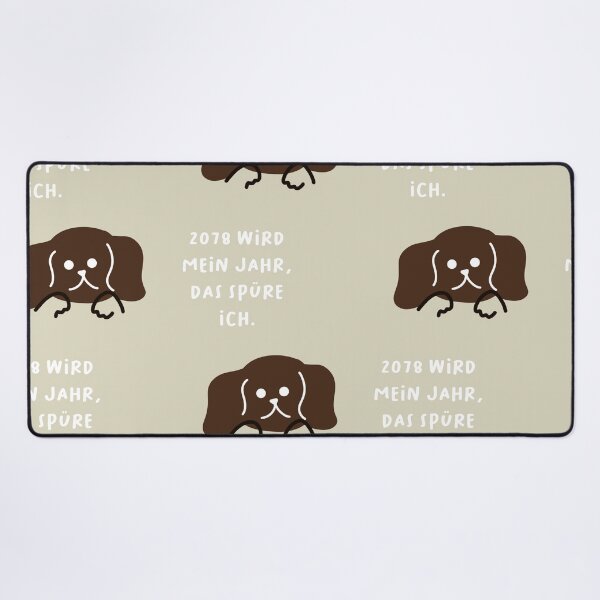 Item preview, 2078 wird mein Jahr sein, ich kann es fühlen | Illustration of Cute Dog Breed designed and sold by RM-Journey.