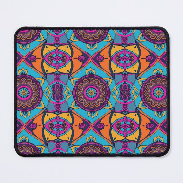 Item preview, Rainbow Colored Mandala, floral pattern designed and sold by Gaspirtz.