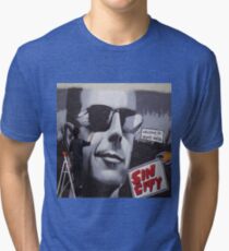 Sin City Wallpaint Design Tri-blend T-Shirt