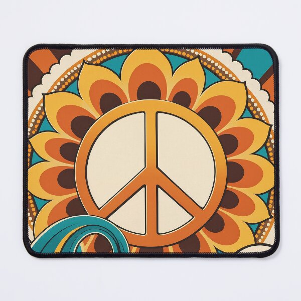 Item preview, Retro 70s Peace Sign designed and sold by Prints and Lifestyle.