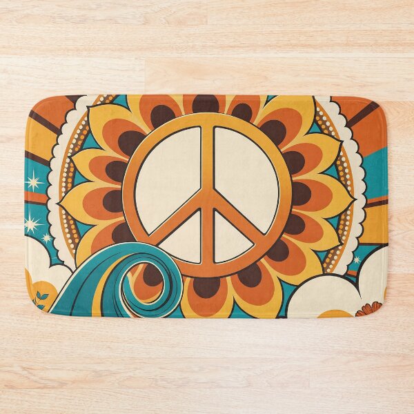 Item preview, Retro 70s Peace Sign designed and sold by Prints and Lifestyle.