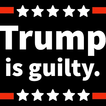 Artwork thumbnail, Trump is guilty  by Rachel the Artist 