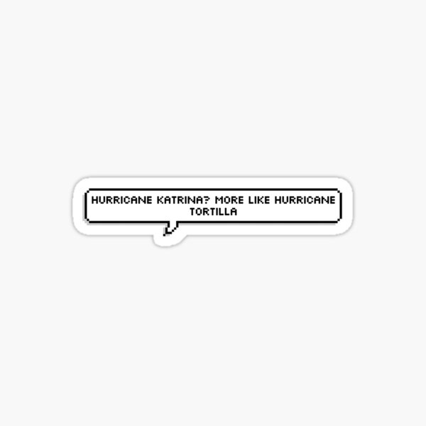 Hurricane Katrina Sticker