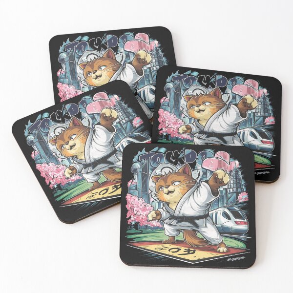 Item preview, pet anime  playing judo tokyo japan designed and sold by Loviness.