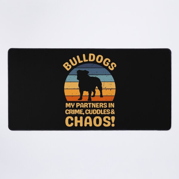 Item preview, Bulldogs My Partners In Crime Cuddles & Chaos designed and sold by AussieWonders.