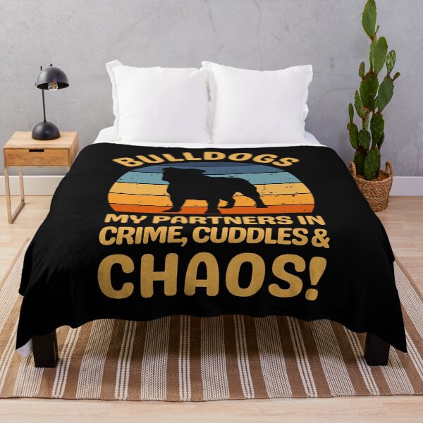 Item preview, Bulldogs My Partners In Crime Cuddles & Chaos designed and sold by AussieWonders.