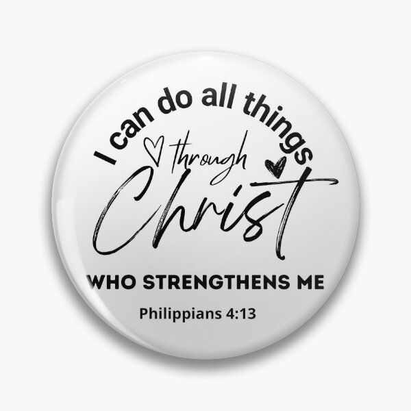 Item preview, Christ strengthens me bible verses christian quotes designed and sold by TerraSanta.