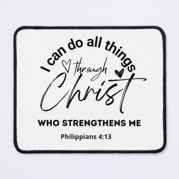 Item preview, Christ strengthens me bible verses christian quotes designed and sold by TerraSanta.