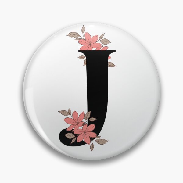 Item preview, Floral initial sound J designed and sold by Tenzeelaat.