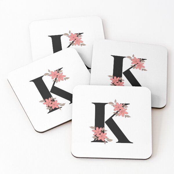 Item preview, Floral initial letter K designed and sold by Tenzeelaat.