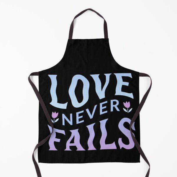 Item preview, love never fails designed and sold by itswallcraft.