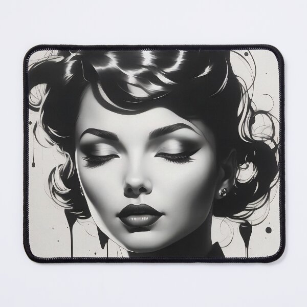 Item preview, Elegance in Monochrome Dreamlike Beauty designed and sold by ArtComixHaven.