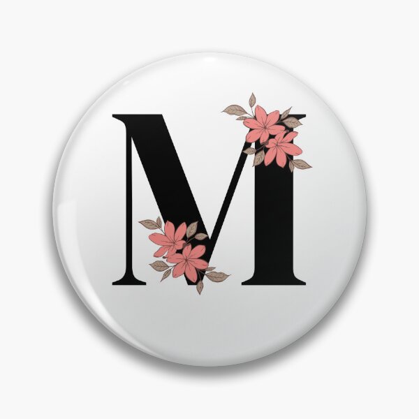 Item preview, Floral initial letter M designed and sold by Tenzeelaat.