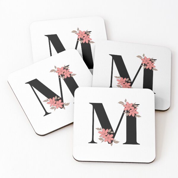 Item preview, Floral initial letter M designed and sold by Tenzeelaat.