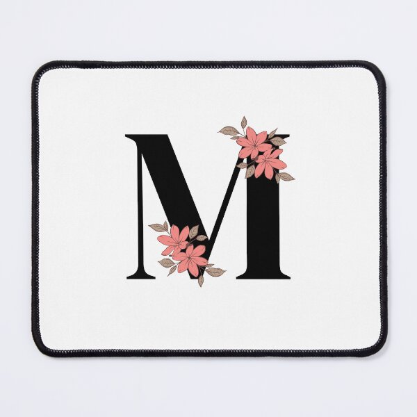 Item preview, Floral initial letter M designed and sold by Tenzeelaat.