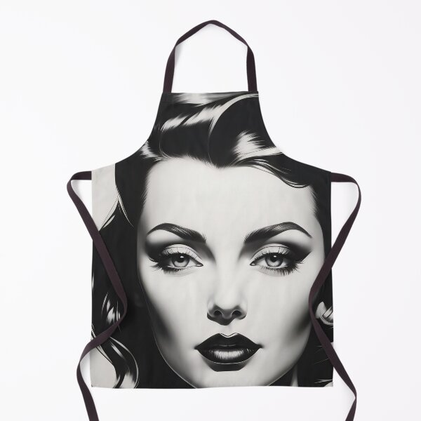 Item preview, Retro Glamour Monochromatic Vision of Classic Chic designed and sold by ArtComixHaven.