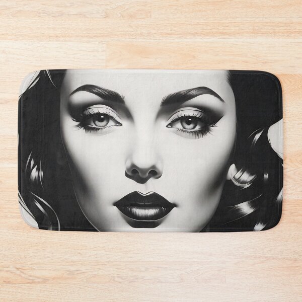 Item preview, Retro Glamour Monochromatic Vision of Classic Chic designed and sold by ArtComixHaven.