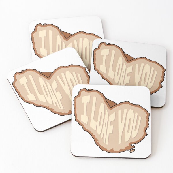 Item preview, I LOAF YOU Bread Sticker designed and sold by CeceliAnonymous.