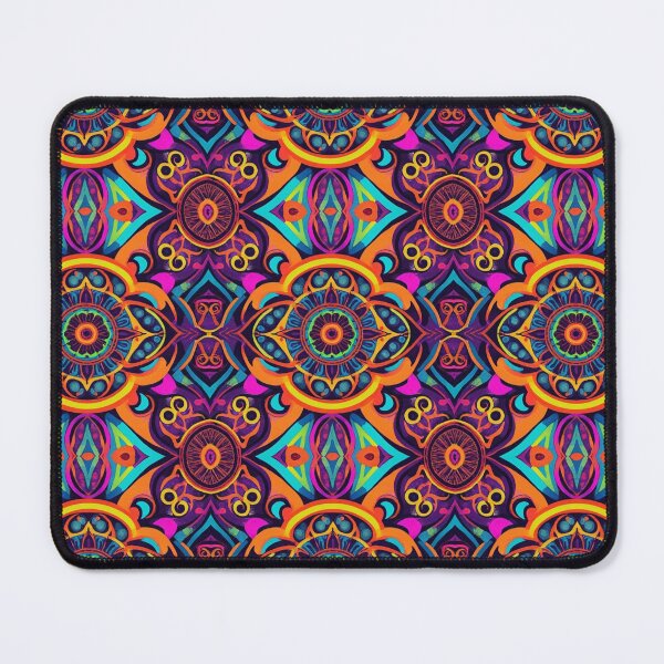 Item preview, Bright psychedelic floral pattern designed and sold by Gaspirtz.