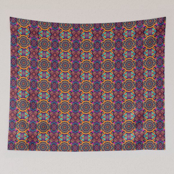 Item preview, Bright psychedelic floral pattern designed and sold by Gaspirtz.