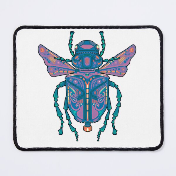 Item preview, Geo Beetle | pink and blue designed and sold by rose-michele.