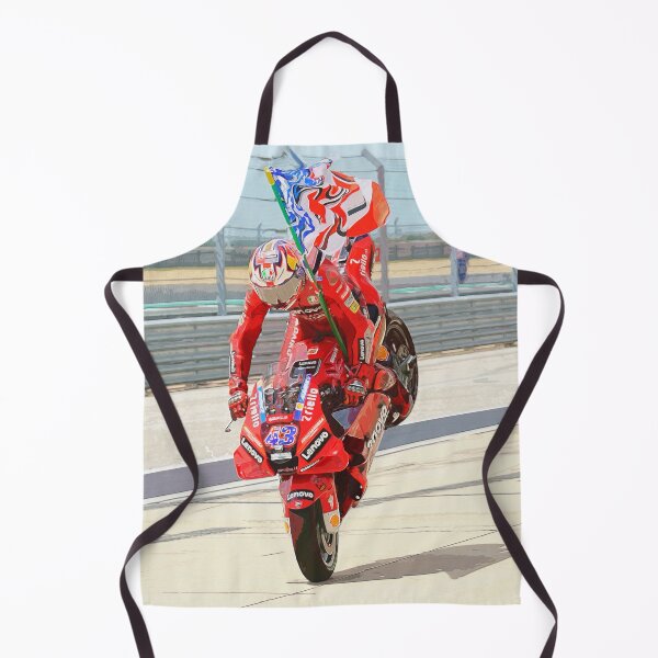 Item preview, Jack Miller making a stoppie on his 2022 motoGP motorcycle watercolor designed and sold by Rodissimus1984.
