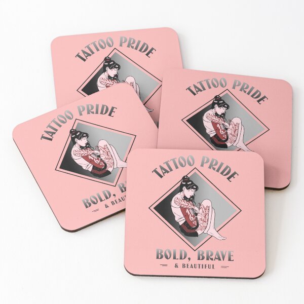 Item preview, Tattoo Pride - Bold, Brave & Beautiful designed and sold by Palette Print.