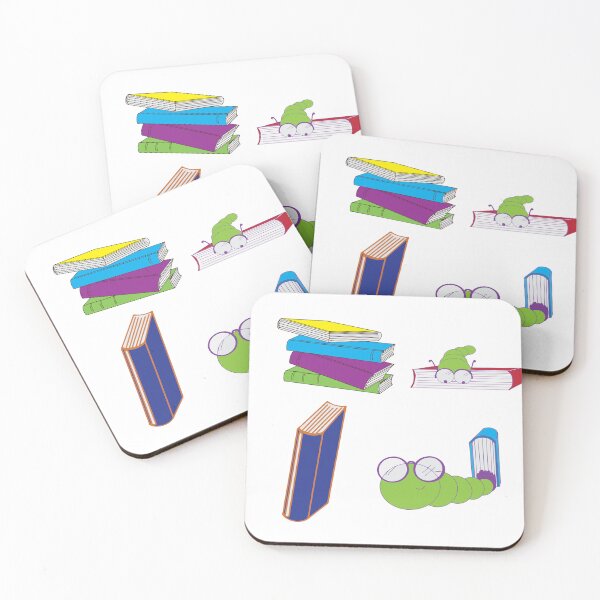 Item preview, I Love Reading Book Worm Sticker Sheet designed and sold by Albin1961.