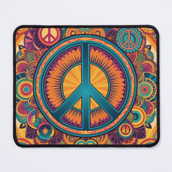 Item preview, Retro 70s Peace Sign designed and sold by Prints and Lifestyle.