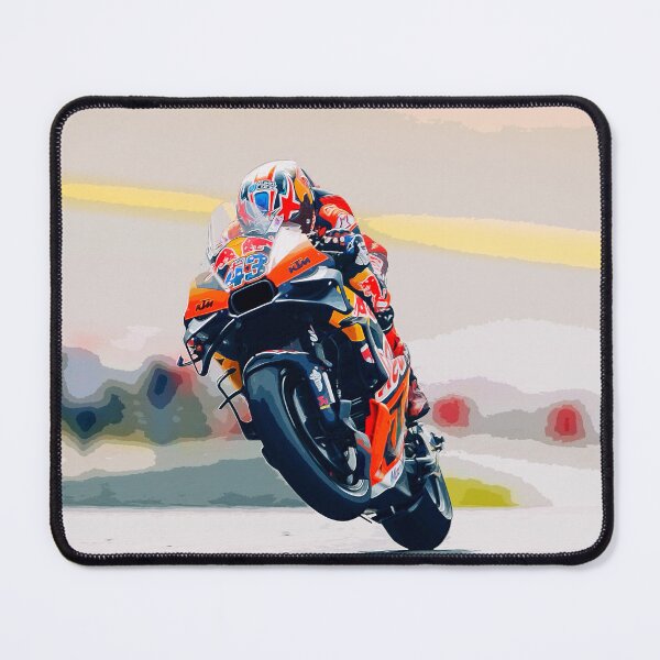 Item preview, Jack Miller making a wheelie on his 2024 motoGP motorcycle watercolor designed and sold by Rodissimus1984.