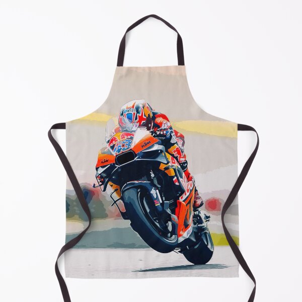 Item preview, Jack Miller making a wheelie on his 2024 motoGP motorcycle watercolor designed and sold by Rodissimus1984.
