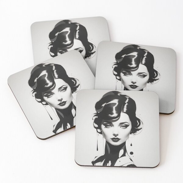 Item preview, Classic Noir Elegance Timeless Beauty in Monochrome designed and sold by ArtComixHaven.