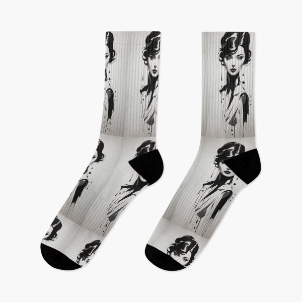 Item preview, Classic Noir Elegance Timeless Beauty in Monochrome designed and sold by ArtComixHaven.
