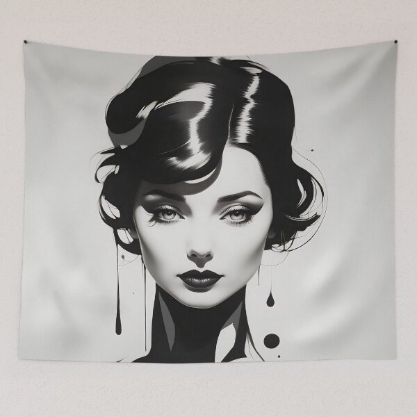 Item preview, Classic Noir Elegance Timeless Beauty in Monochrome designed and sold by ArtComixHaven.