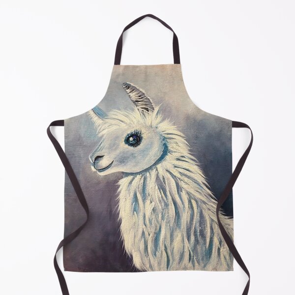 Item preview, Llama Majesty original painting  designed and sold by norascorner.