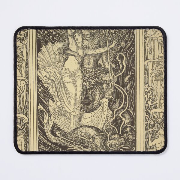 Item preview, Walter Crane Illustration Florimell saved by Proteus designed and sold by Oracle0702.