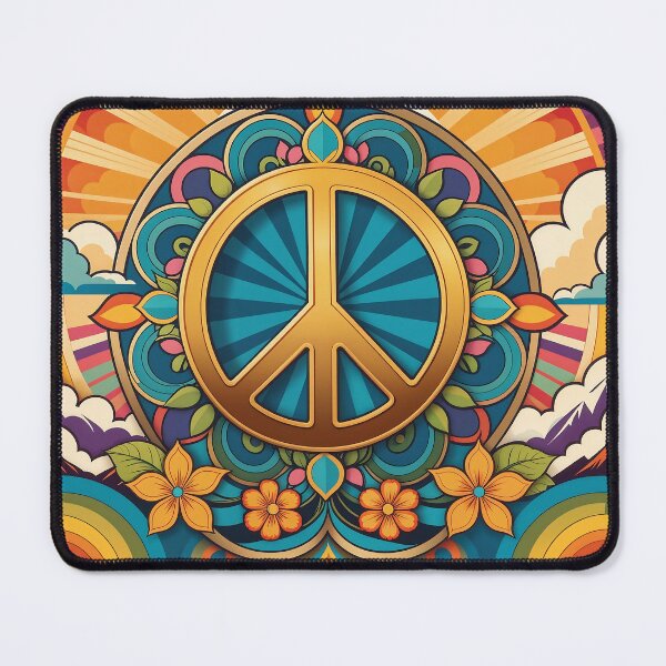 Item preview, Retro 70s Peace Sign designed and sold by Prints and Lifestyle.