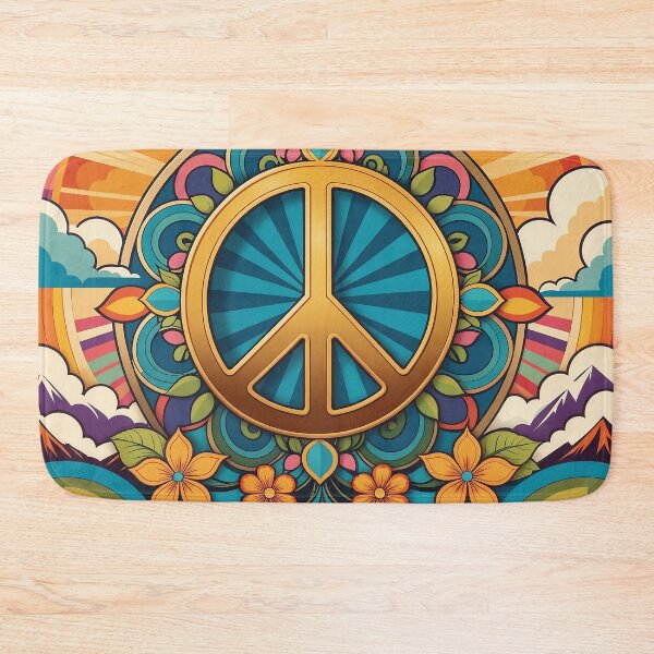 Item preview, Retro 70s Peace Sign designed and sold by Prints and Lifestyle.