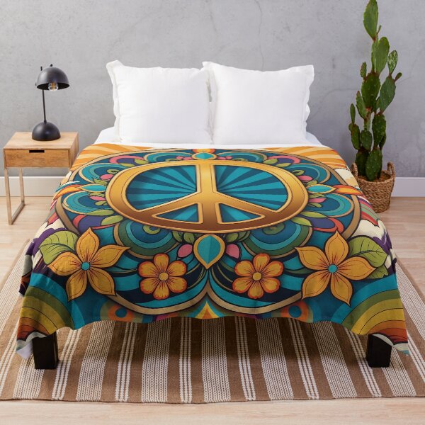 Item preview, Retro 70s Peace Sign designed and sold by Prints and Lifestyle.