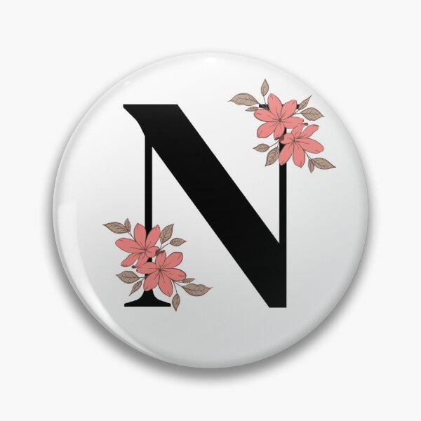 Item preview, Floral initial letter N designed and sold by Tenzeelaat.