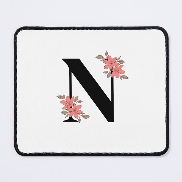 Item preview, Floral initial letter N designed and sold by Tenzeelaat.