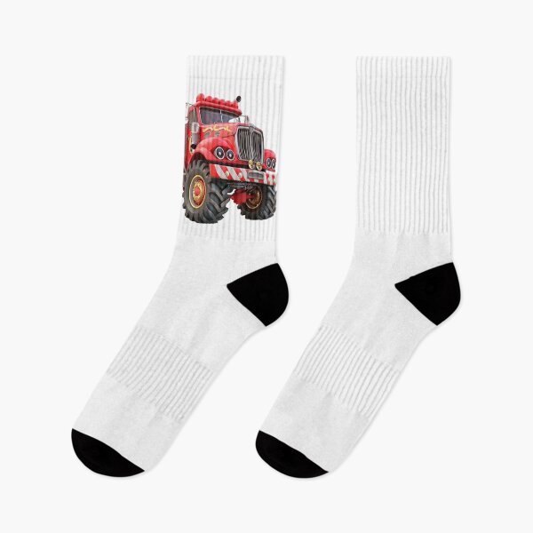 Item preview, 3D Cartoon Monster Truck Stickers, Logo, Illustration, Wall arts, Art Prints and More designed and sold by Kevin Lou.
