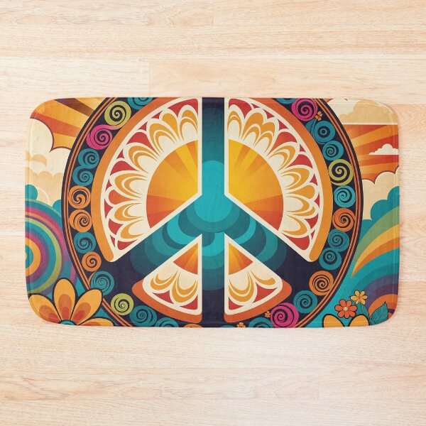 Item preview, Retro 70s Peace Sign designed and sold by Prints and Lifestyle.